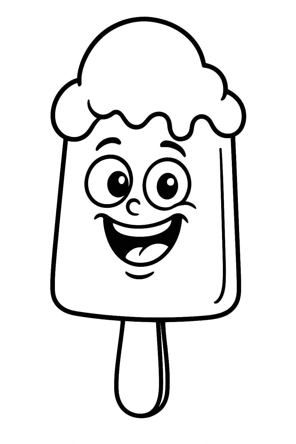 Ice Cream Sweet to Color - Fun Kids Drawing