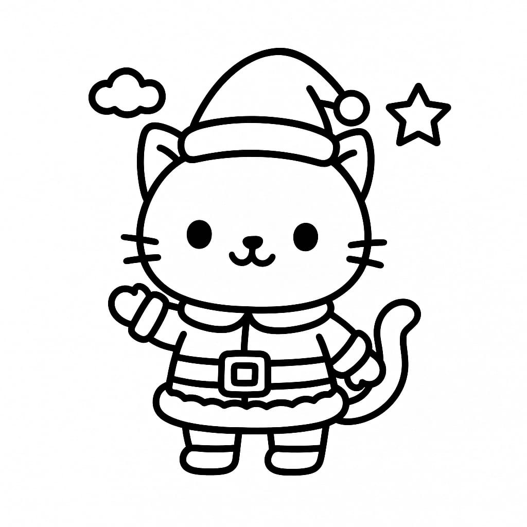 Christmas Coloring Page - Free Printable