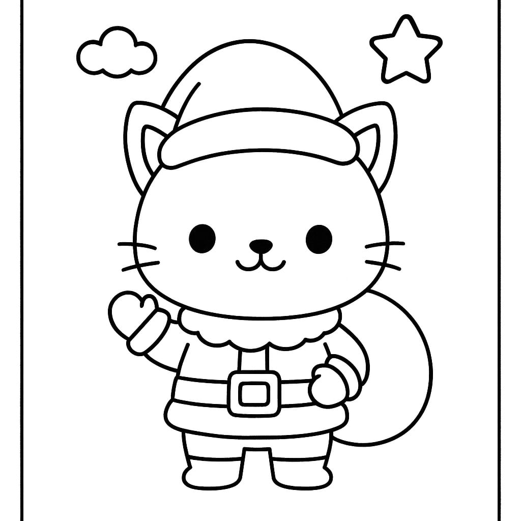 Christmas Coloring Page - Free Printable