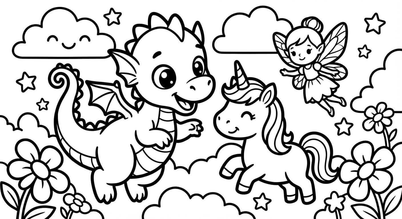Fantasy to Color - Free Drawing