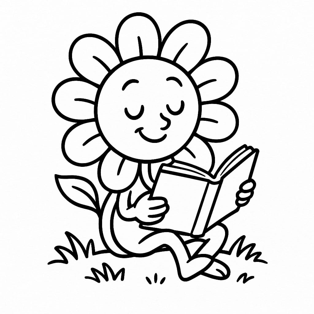 Flower Coloring Page - Free Printable