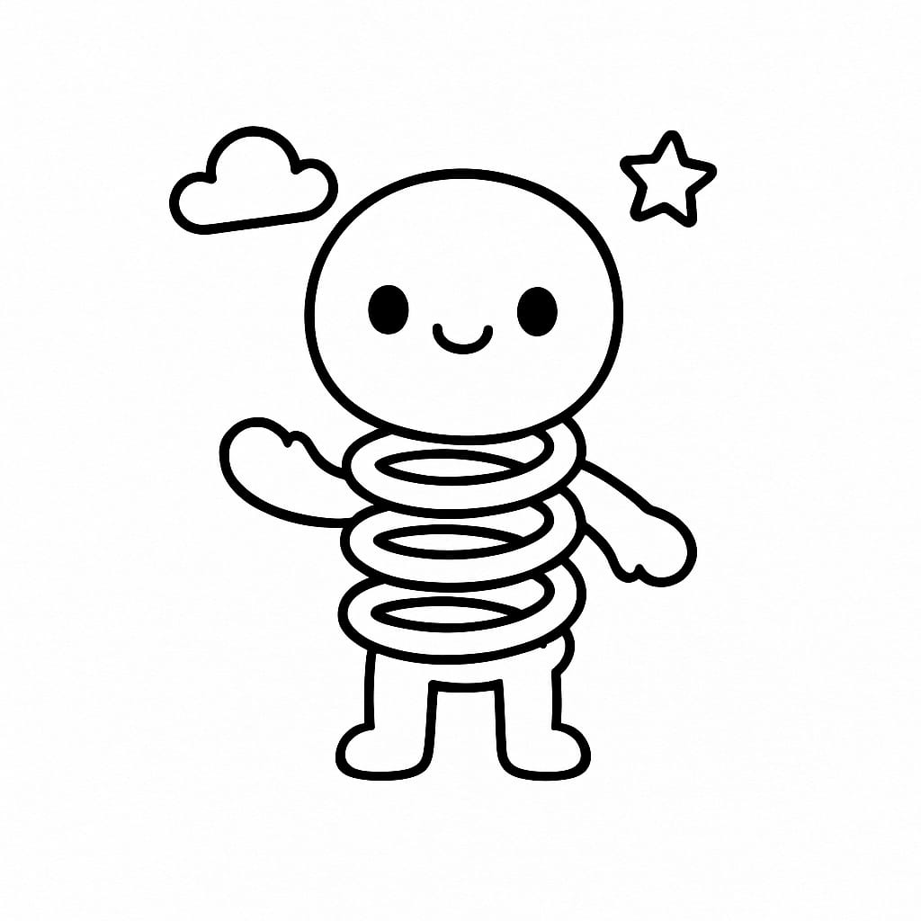 Spring Coloring Page - Free Printable
