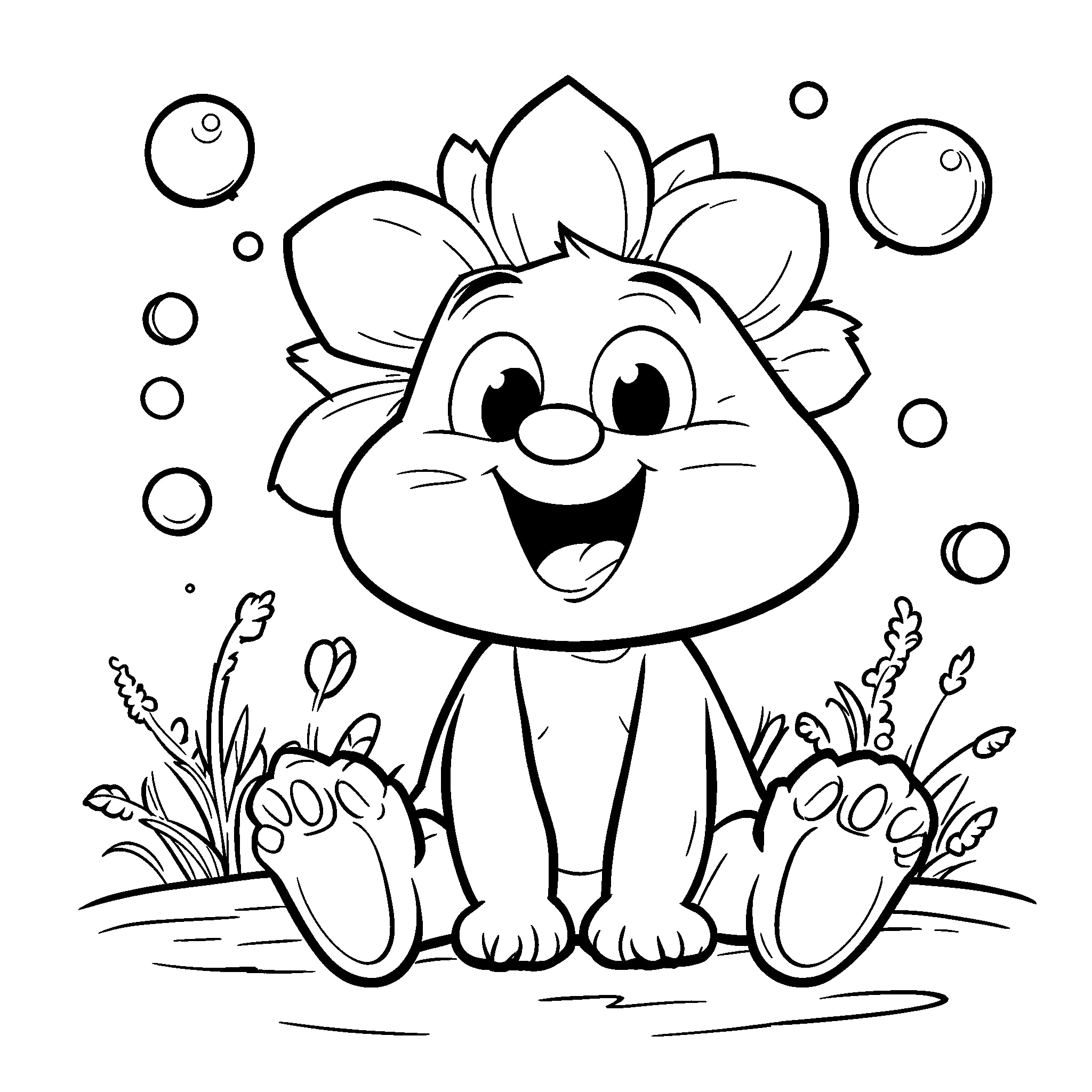 Spring Coloring Page - Free Printable