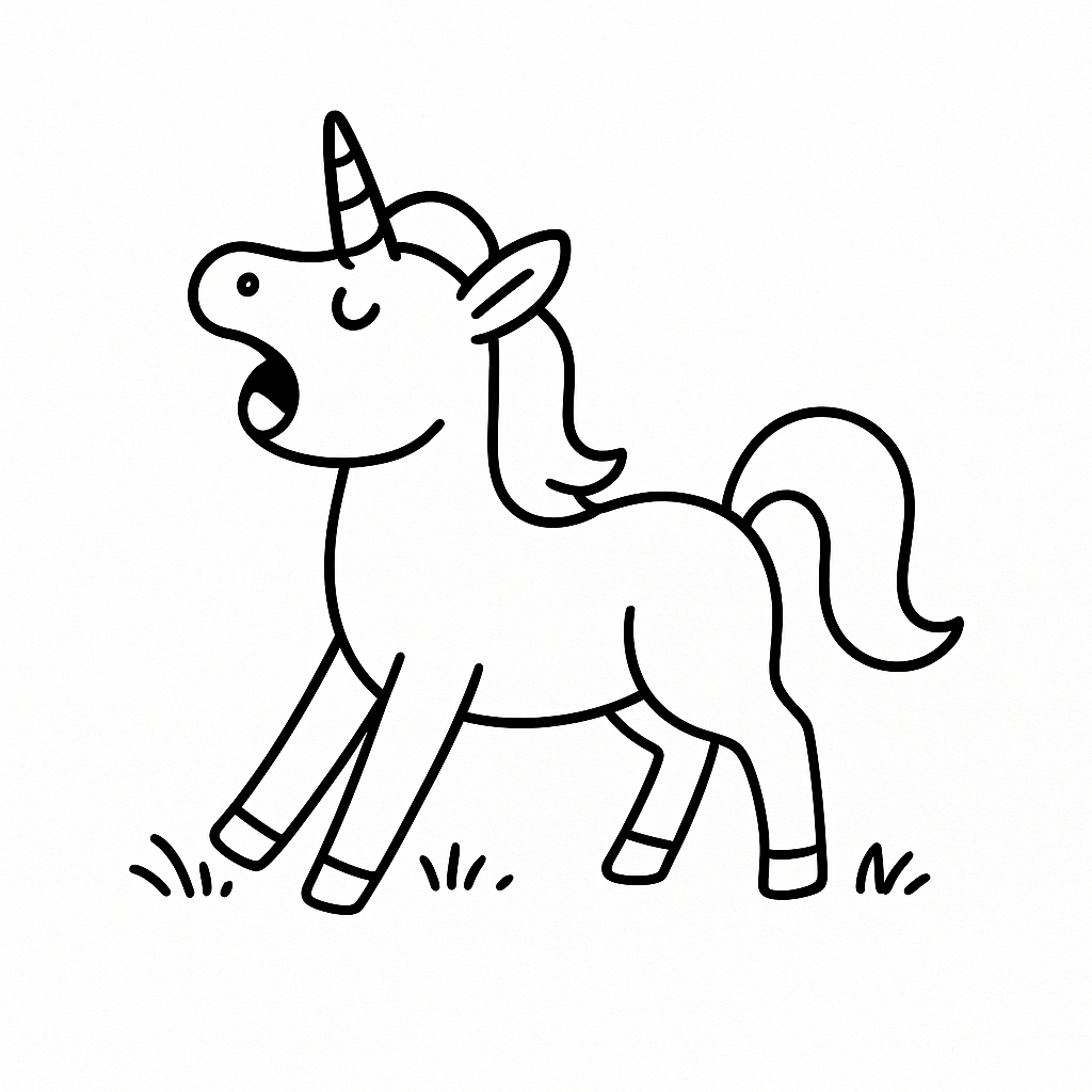 Unicorn Coloring Page - Free Printable