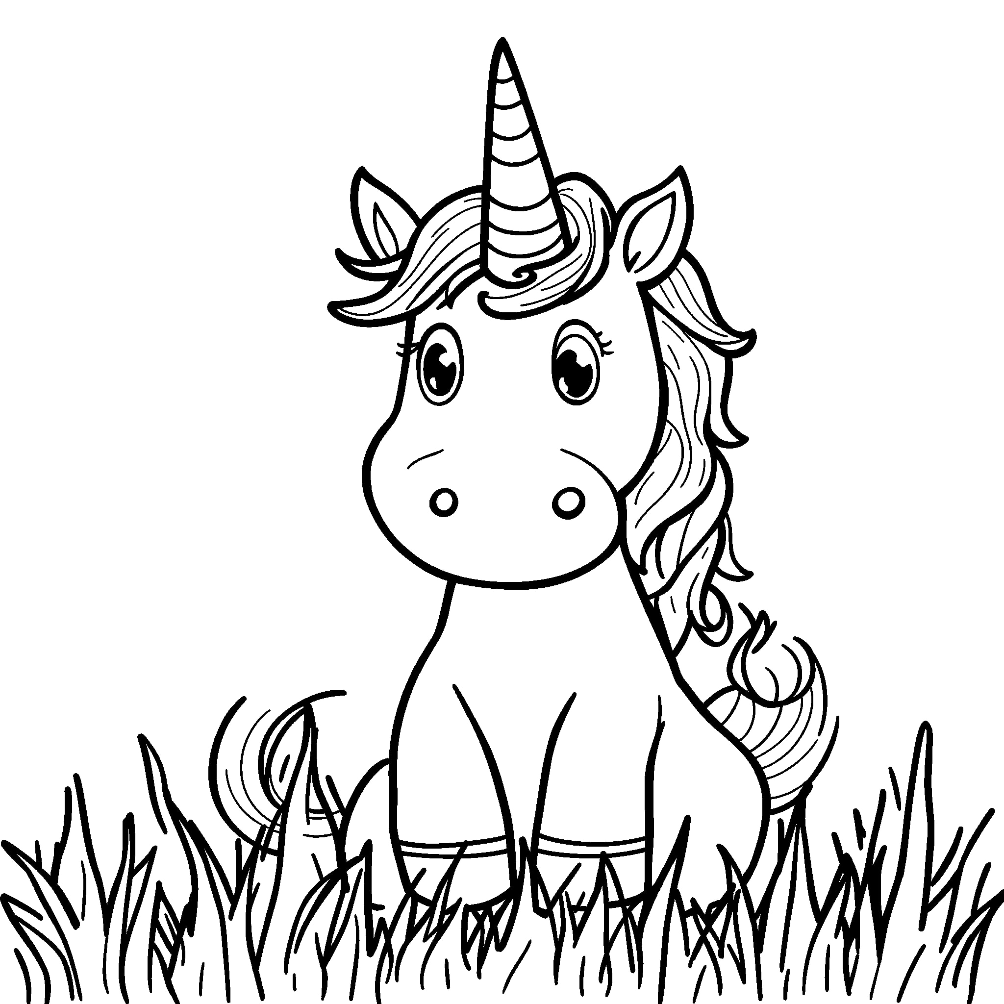 Unicorn Coloring Page - Free Printable