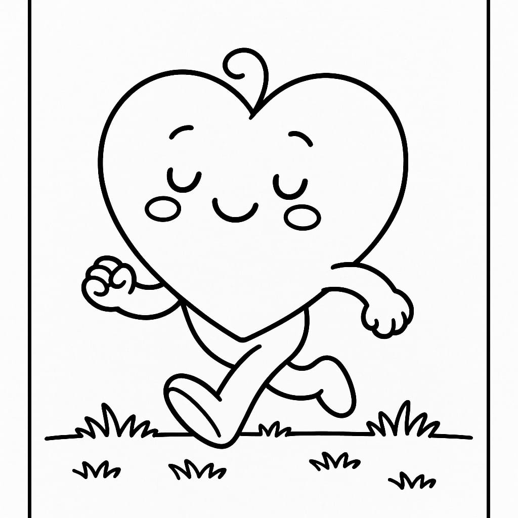 Valentines Day Coloring Page - Free Printable